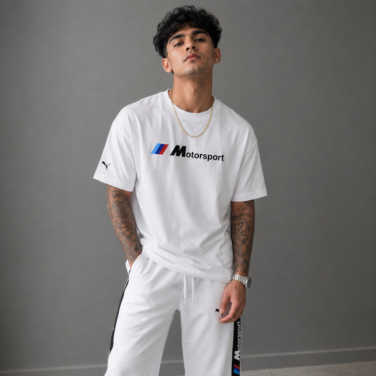 🏁 M-Shift Motorsport Oversized T-Shirt white