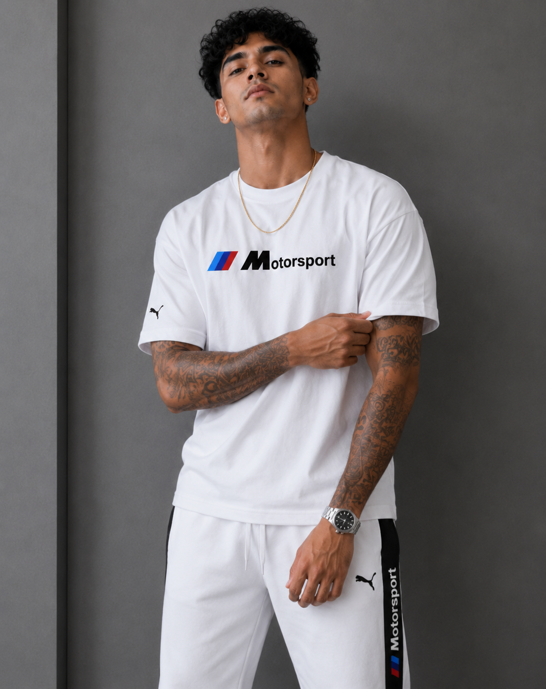 🏁 M-Shift Motorsport Oversized T-Shirt white