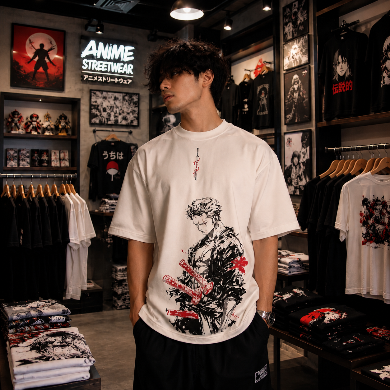 Roronoa Zoro – Three Sword Style Oversized T-Shirt