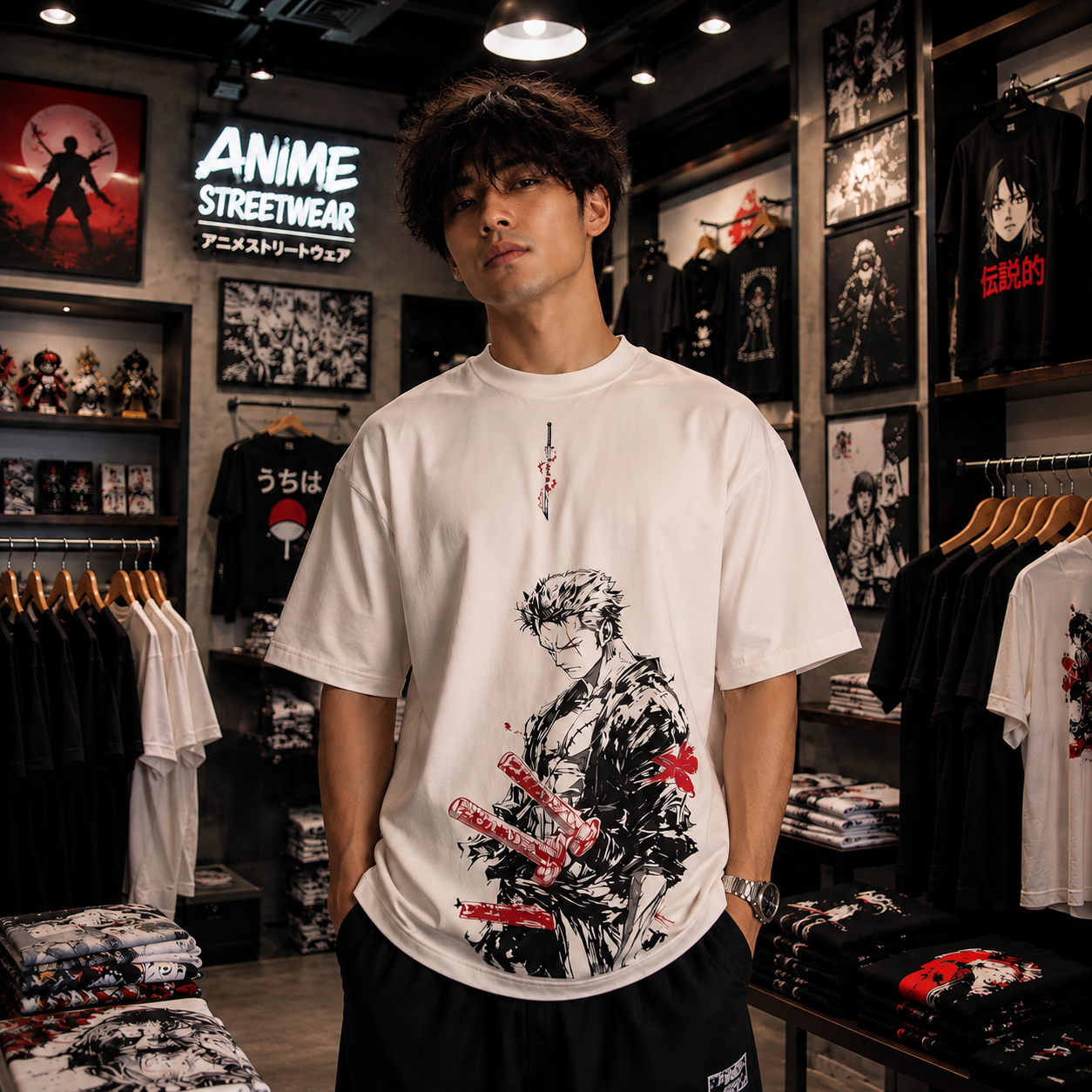 Roronoa Zoro – Three Sword Style Oversized T-Shirt