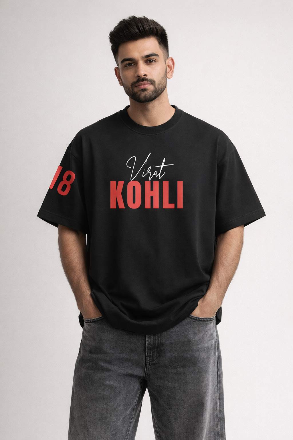 King 18 Cricket Oversized T-Shirt