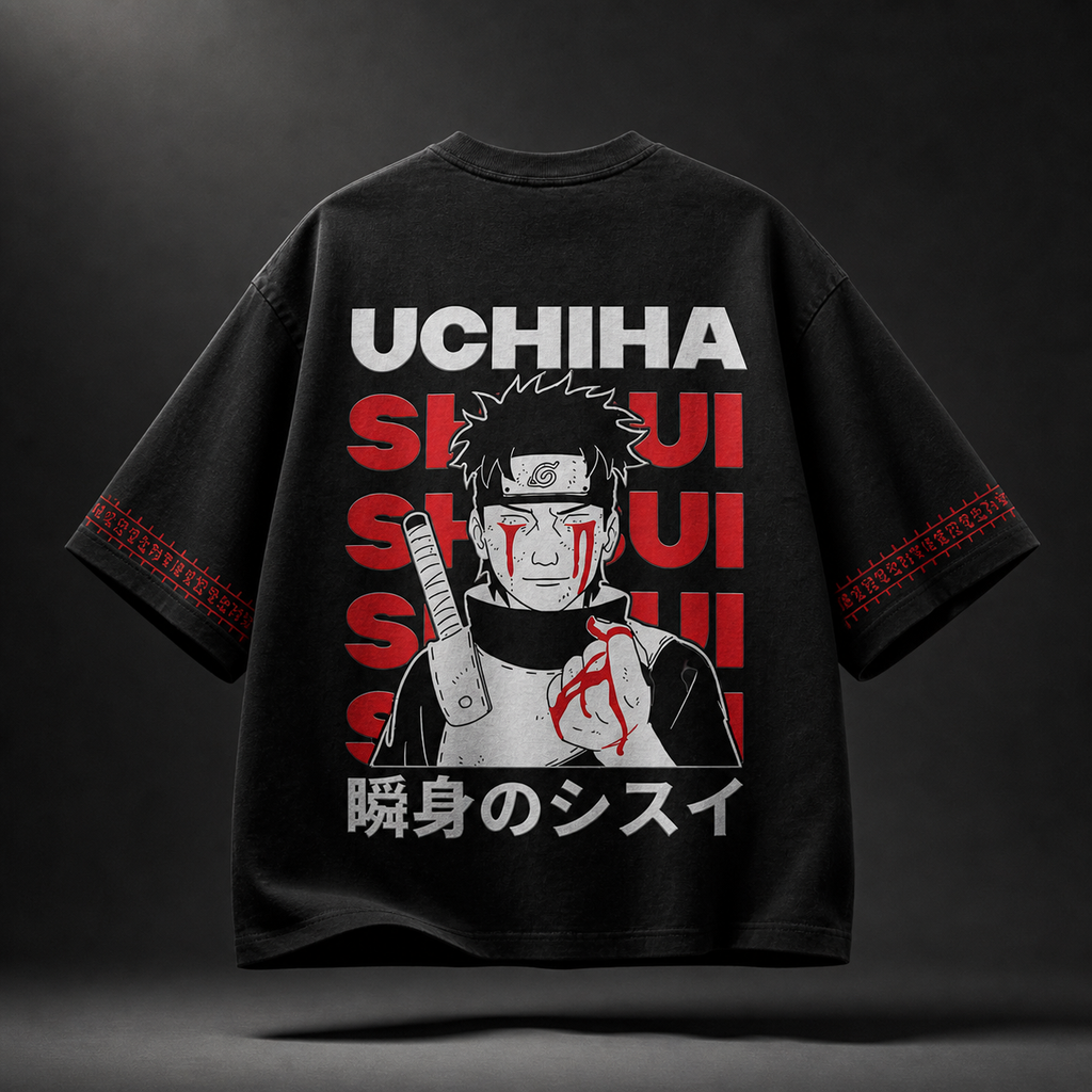 Uchiha Legacy Oversized Tee – Shisui Edition