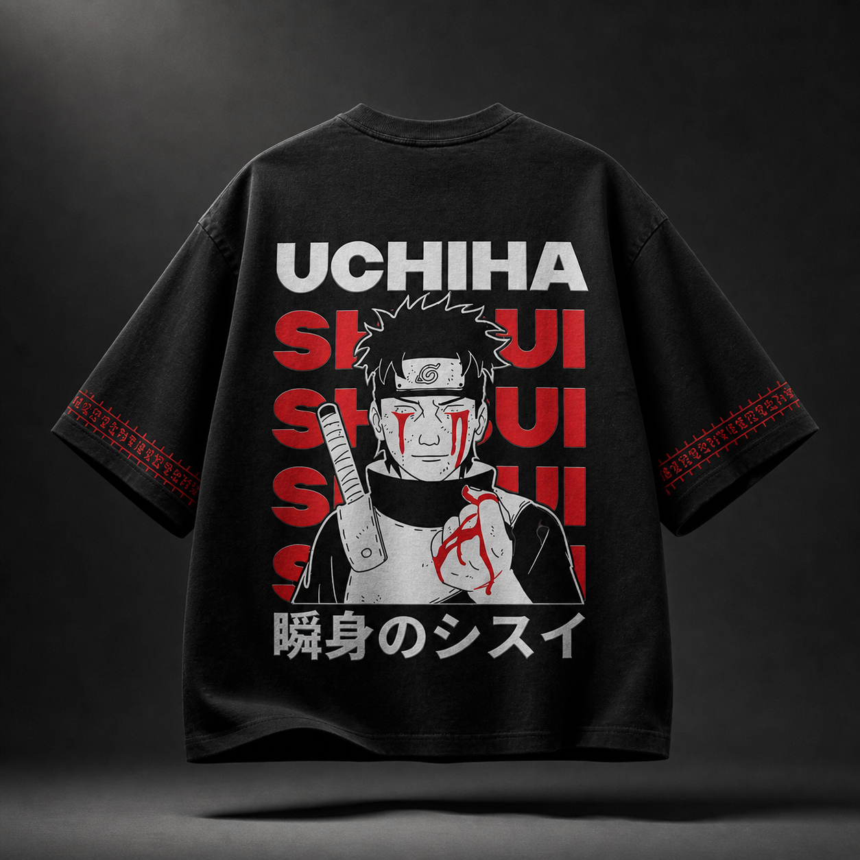 Uchiha Legacy Oversized Tee – Shisui Edition