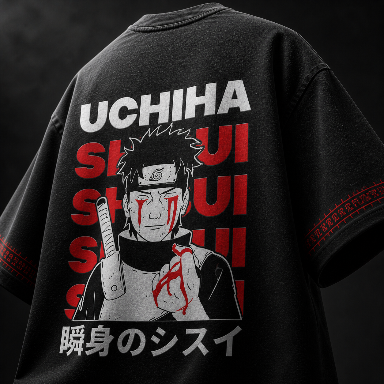Uchiha Legacy Oversized Tee – Shisui Edition