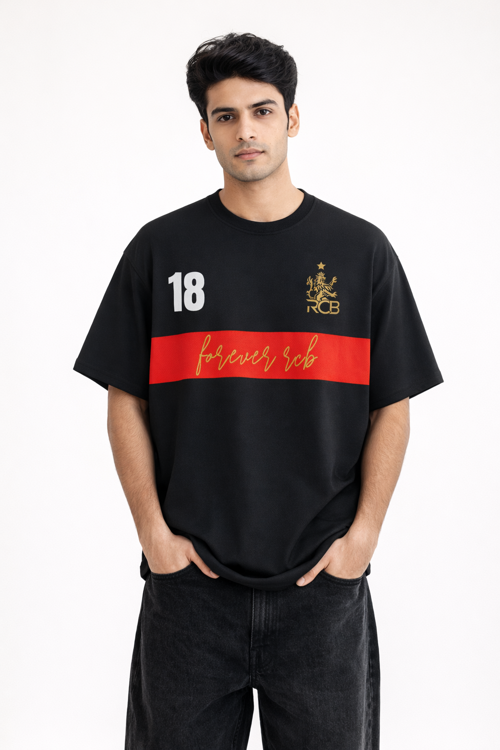 Rcb Forever Oversized Standard T-Shirt