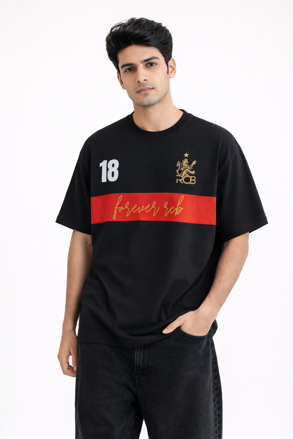 Rcb Forever Oversized Standard T-Shirt