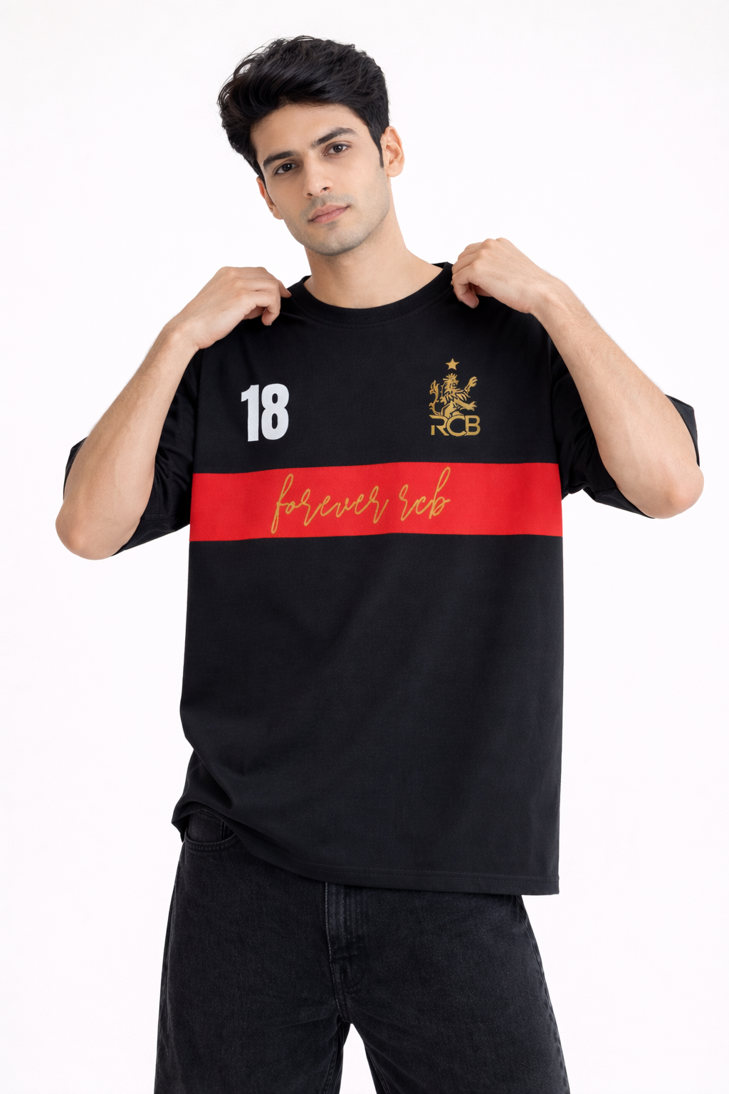 Rcb Forever Oversized Standard T-Shirt