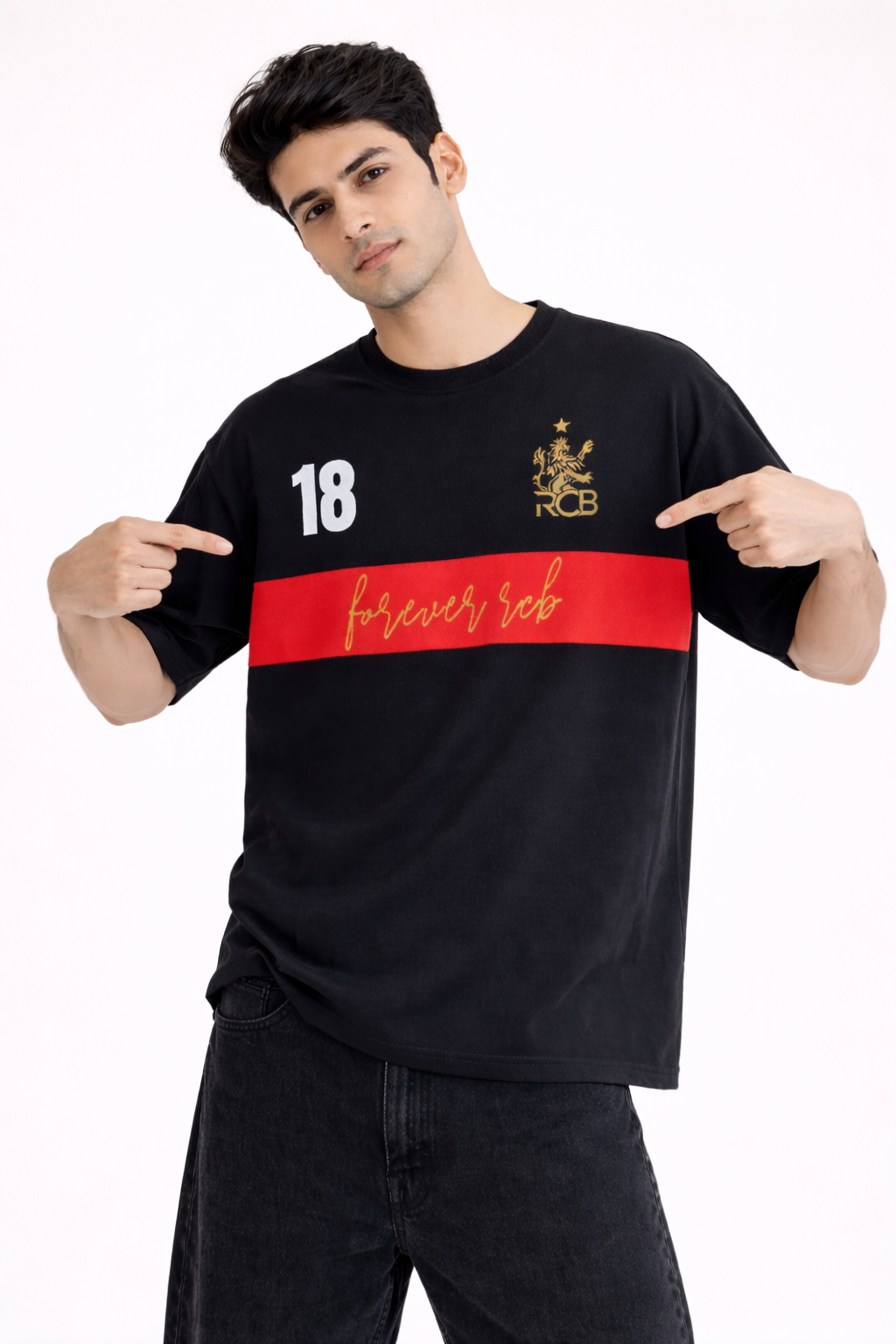 Rcb Forever Oversized Standard T-Shirt