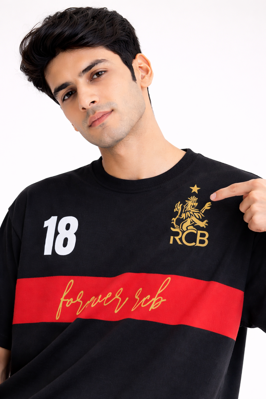 Rcb Forever Oversized Standard T-Shirt