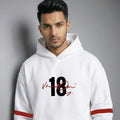 Virat Legacy 18 White Hoodie