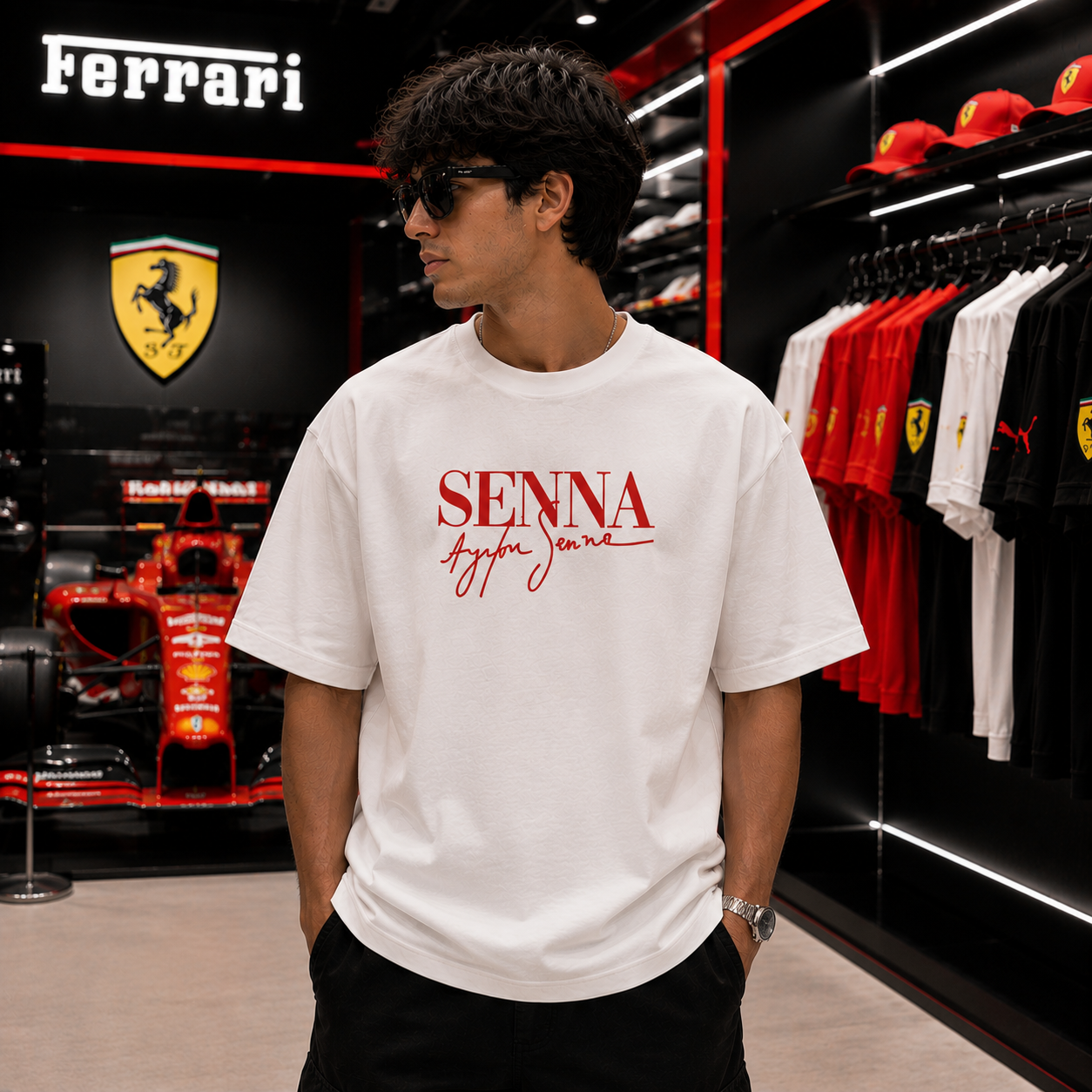 AYRTON SENNA LEGACY OVERSIZED TEE