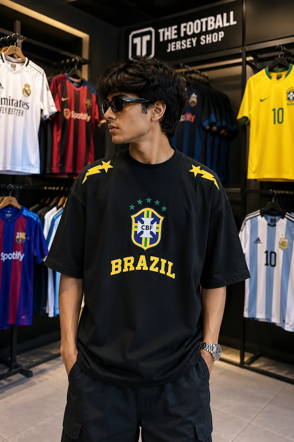 Brazil Crest Oversized T-Shirt |