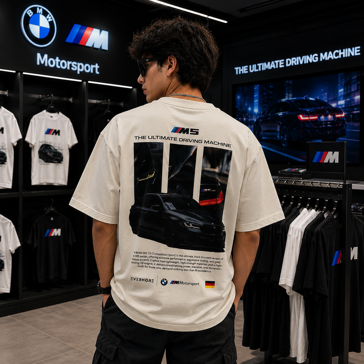 BMW M5 PERFORMANCE OVERSIZED TEE