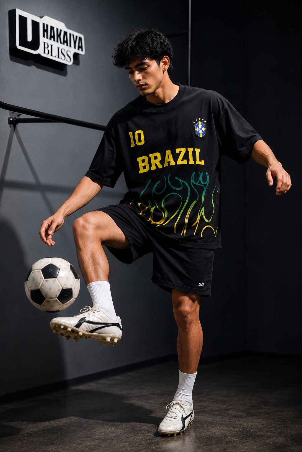 Brazil Flame Oversized T-Shirt